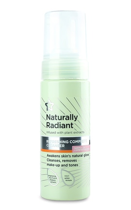 NATURALLY RADIANT-Мус для очищення обличчя Superdrug Naturally radiant шовковиця-ківі 150 мл-5314164-