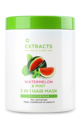 EXTRACTS-Маска для волос Superdrug Watermelon&Mint Extracts 300 мл-8003270-