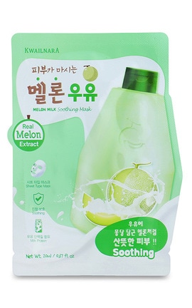KWAILNARA-Маска для лица Kwailnara Melon milk 1 шт-8803348048701-