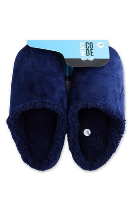 MEN'S CODE-Мужские тапочки-получешки домашние флис/тучки Twins №5156 40-41-4820182025617-