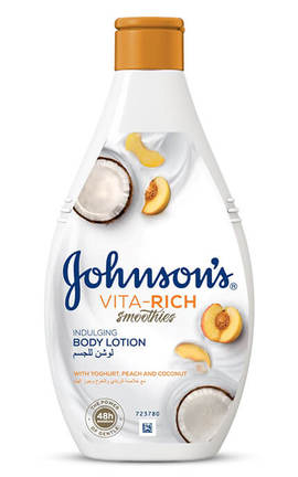 JOHNSON'S-Лосьон для тела Johnson`s Vita-rich Смузи Расслабляющий с йогуртом, 400 мл-3574661385709-