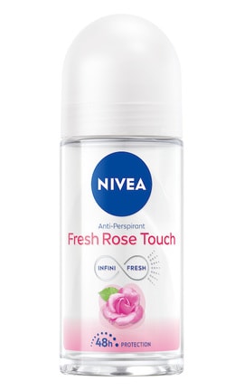 NIVEA-Дезодорант шариковый женский Nivea Свежее прикосновение розы, 50 мл-4006000016887-