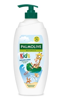PALMOLIVE-Гель для душа Palmolive Натурэль для детей с Минадлём и Молочком, 750 мл-8693495042857-