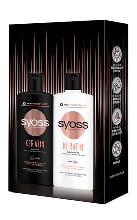 SYOSS-Набір подарунковий Шампунь + Бальзам Syoss Keratin 440 мл 1 шт-9000101731149-