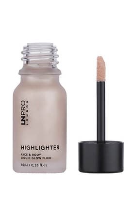 LN PROFESSIONAL-Хайлайтер для обличчя рідкий LN Professional Face&Body №102 Sunlight 10 мл-810134218185-