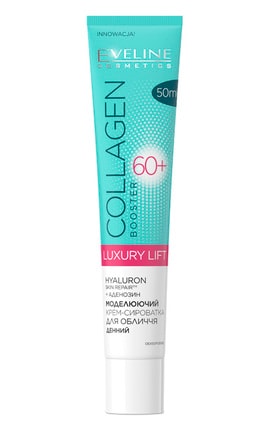 __EVELINE-Крем-сыворотка для лица моделирующая дневная 60+ Eveline Cosmetics Collagen Booster 50 мл-5901761938760-
