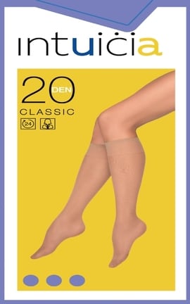 INTUICIA-Получулки Intuicia Classic 20 Den Черные-4823072908236-