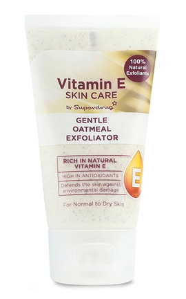 VITAMIN E-Скраб для обличчя для нормальної та сухої шкіри з вівсом Superdrug Vitamin E 40 мл-8147950-