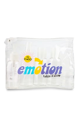 MIINE-Набір ємностей для подорожі 9 предметів Ningbo Evershine International Co Ltd No Hwrry emotion takin'it slow 1 шт-4894819564114-