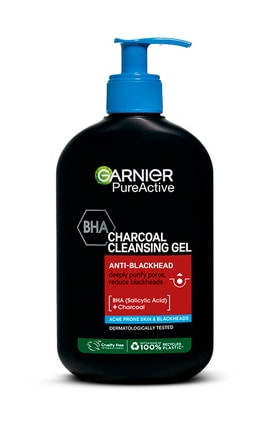 SKIN NATURAL-Гель для вмивання Garnier Pure Active з вугіллям проти чорних цяток-3600542566278-