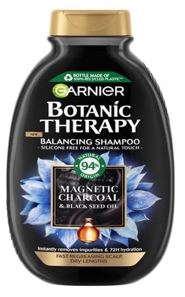 BOTANIC THERAPY-Шампунь для волосся Garnier Botanic Therapy Магнетичне вугілля та чорний кмин, 250 мл-3600542512565-