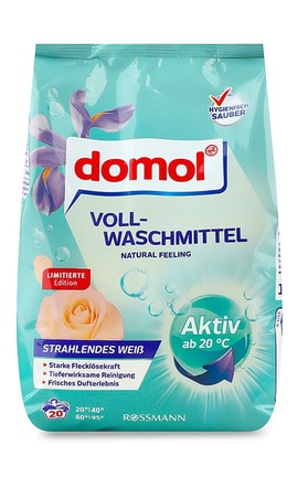 DOMOL-Порошок стиральный Domol Natural Feeling 1.35 кг-4068134002266-