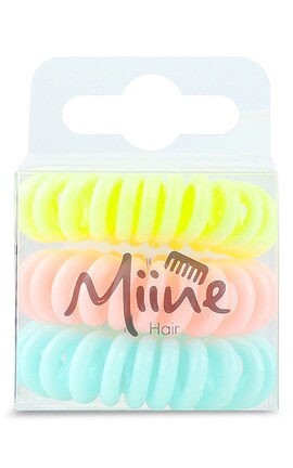 MIINE-Набор спиральных резинок для волос Miine 1 шт-4894819464285