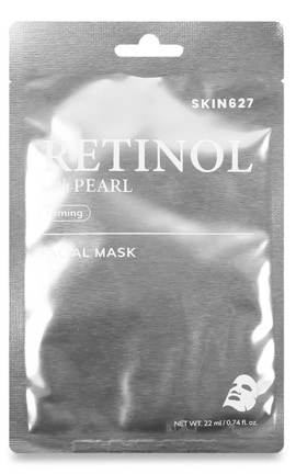 SKIN627-Маска для обличчя Skin627 Retinol with Pearl 22 мл-8809696983985-