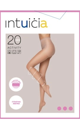 INTUICIA-Колготки з розподіленим тиском Intuicia Activity 20 den 3 чорні 1 пара-4820023717688-