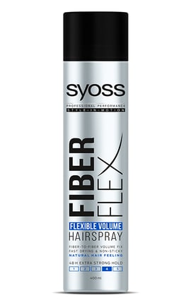 SYOSS-Лак для волос Syoss Fiber Flex для объема экстрасильная фиксация 400 мл-4015100191462-