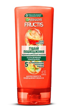 FRUCTIS-Бальзам-ополаскиватель для волос Garnier Fructis Гудбай Посеченные Кончики 200 мл-3600541285736-