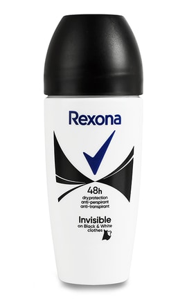 REXONA-Антиперспирант шариковый Rexona Invisible On Black+White Clothes 50 мл-59095644-