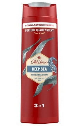 OLD SPICE-Гель для душу + шампунь Old Spice 3-в-1 Deep sea with Minerals 400 мл-8001841326153-