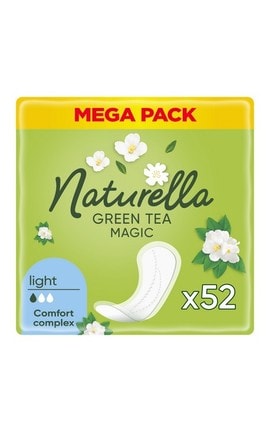 NATURELLA-Прокладки жіночі щоденні Naturella Green Tea Magic Normal 52 шт-8001090603883-