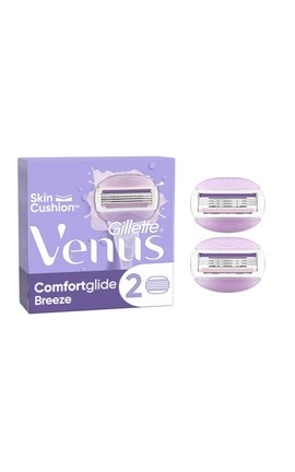 GILLETTE VENUS-Сменные картриджи для бритья Venus Breeze с гелевой полоской 2 шт.-7702018886432-