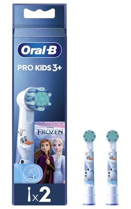 ORAL B-Насадки сменные к электрической зубной щетке Oral-B Kids Frozen II 3+, 2 шт-4210201383994-