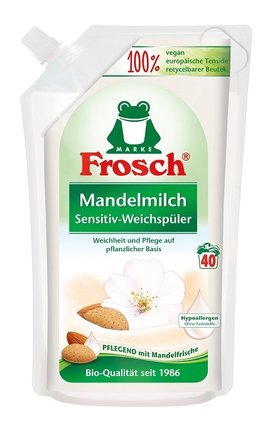 FROSCH-Кондиціонер для прання Frosch Мигдалеве молочко 1 л-4001499957536-