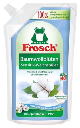 FROSCH-Кондиционер для белья Frosch Цветы хлопка 1 л-4001499957567