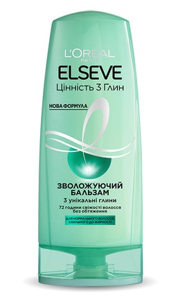 ELSEVE-Бальзам-ополаскиватель для нормальных волос склонных к жирности Elseve Ценность 3 Глин 200 мл-3600523366187-