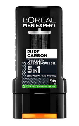 MEN EXPERT-Гель для душу чоловічий L'oreal Men Expert Total Clean 5 in 1 300 мл-3600523535989-
