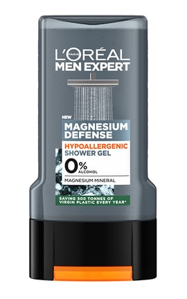 MEN EXPERT-Гель для душу чоловічий L'Oreal Men Expert Magnesium Defence 300 мл-3600524030117-