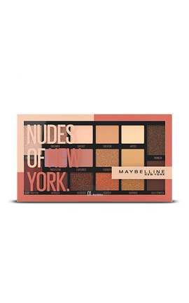 MAYBELLINE NY-Палітра тіней для очей Maybelline New York Nudes of New York 1 шт-3600531592974-