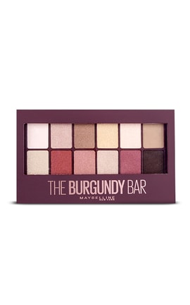 MAYBELLINE NY-Палітра тіней для очей Maybelline New York The Burgundy bar відтінок Бургунді  1 шт-3600531429911-