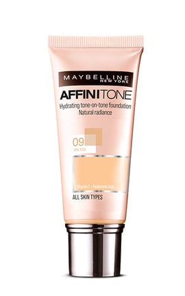 MAYBELLINE NY-Тональний крем для обличчя Maybelline Affinitone Досконалий Тон 09 Рожево-спаловий 30 мл-3600530427468-