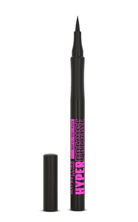 MAYBELLINE NY-Підводка-фломастер для очей Maybelline Hyper Precise матовий чорний 1 мл-3600531502768-