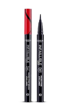 L'OREAL PARIS-Ультратонкая водостойкая подводка для контуров век L'Oreal Paris Infaillible Grip Micro-Fine оттенок черный-3600524048907-