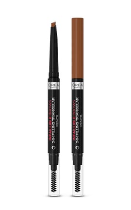 L'OREAL PARIS-Олівець для брів L'Oréal Paris Infaillible Brows 24 Filling Triangular dark brown-3600524054649