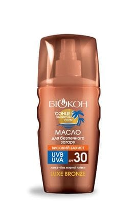 БІОКОН-Масло «Высокая защита»  SPF 30 для безопасного загара  160мл-4820160033269-