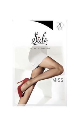 SIELA-Колготки женские Siela Miss 20 Den Nero размер 4-L-5900042195601-