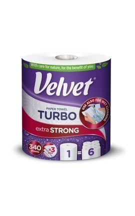 VELVET-Рушник паперовий Velvet Турбо 1 шт-5901478002730-