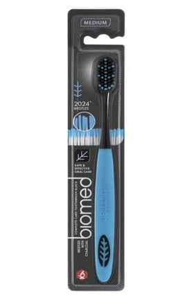 BIOMED-Зубная щетка BioMed Black средняя жесткость-3800237400003