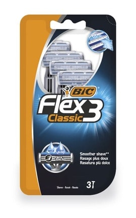 BIC-Бритва для бритья Bic Flex 3 3 шт-3086123242517