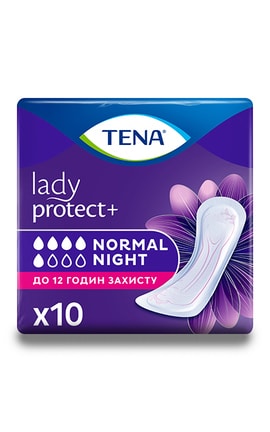 TENA-Прокладки урологические Tena Lady Normal Night 10 шт-7322541185477-