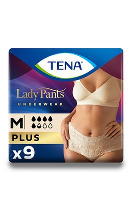 TENA-Урологические трусы для женщин TENA Lady Pants Plus Creme, размер M, 9 шт-7322540920772-