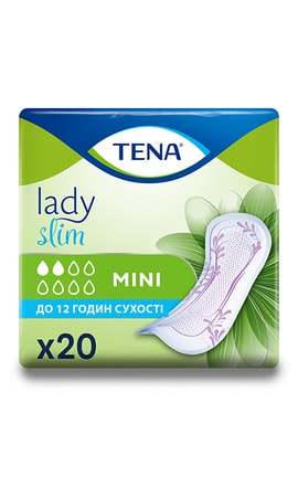 TENA-Прокладки урологические Tena Lady Slim Mini 20 шт-7322540852486
