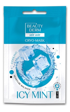 BEAUTYDERM-Кріо-маска для обличчя BEAUTYDERM Icy Mint охолоджуюча 10 мл-4820185225090-