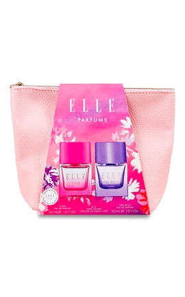 ELLE-Набор Elle Женская парфюмированная вода Fleur 30мл + Free Spirit 30мл в косметичке 1 шт-5060539182580-