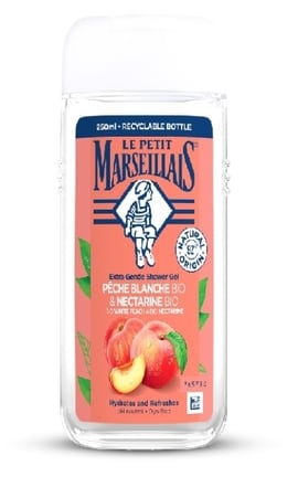 MARSEILLAIS-Гель для душа Marseillais Белый персик и нектарин 250 мл-3574661578354-