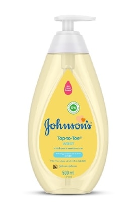JOHNSON'S-Пінка-шампунь для купання Johnson's Baby Від маківки до п'ят 500 мл-3574669909990-