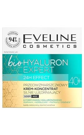 EVELINE-Крем-концентрат  для обличчя Eveline Cosmetics Hyaluron Clinic Зміцнюючий проти зморшок 40+ 50 мл-5903416007128-